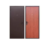 Дверь металлическая Прораб 1 4.5см рустикальный дуб (86х2060L) Металл/панель
